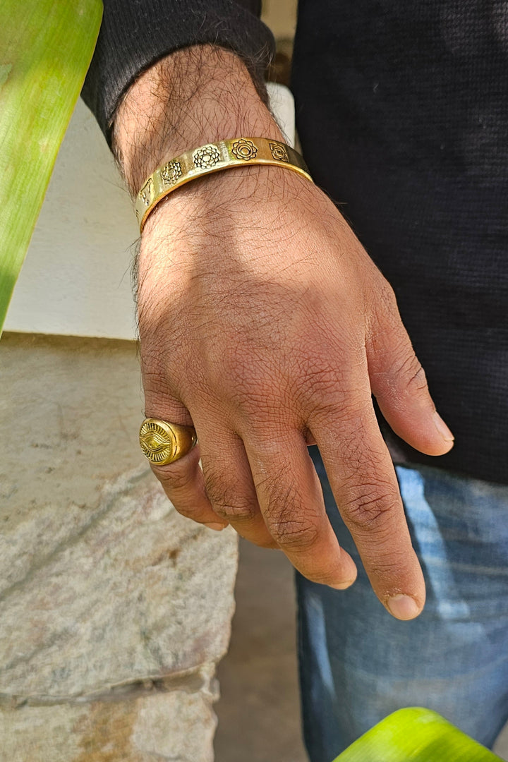 ‘Evil eye’ Adjustable Band - mens collection