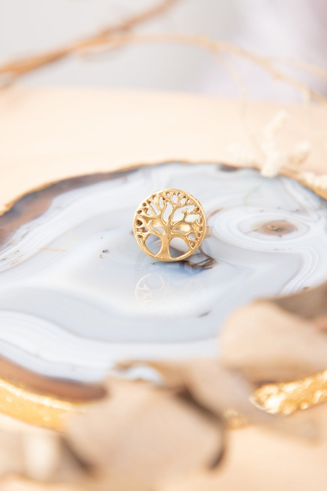 Tree of life ring + flower of life ring + flower of life kada combo
