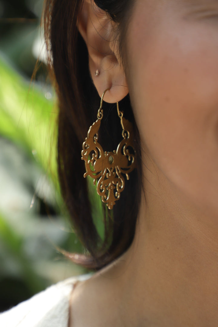 Persian labradorite earrings