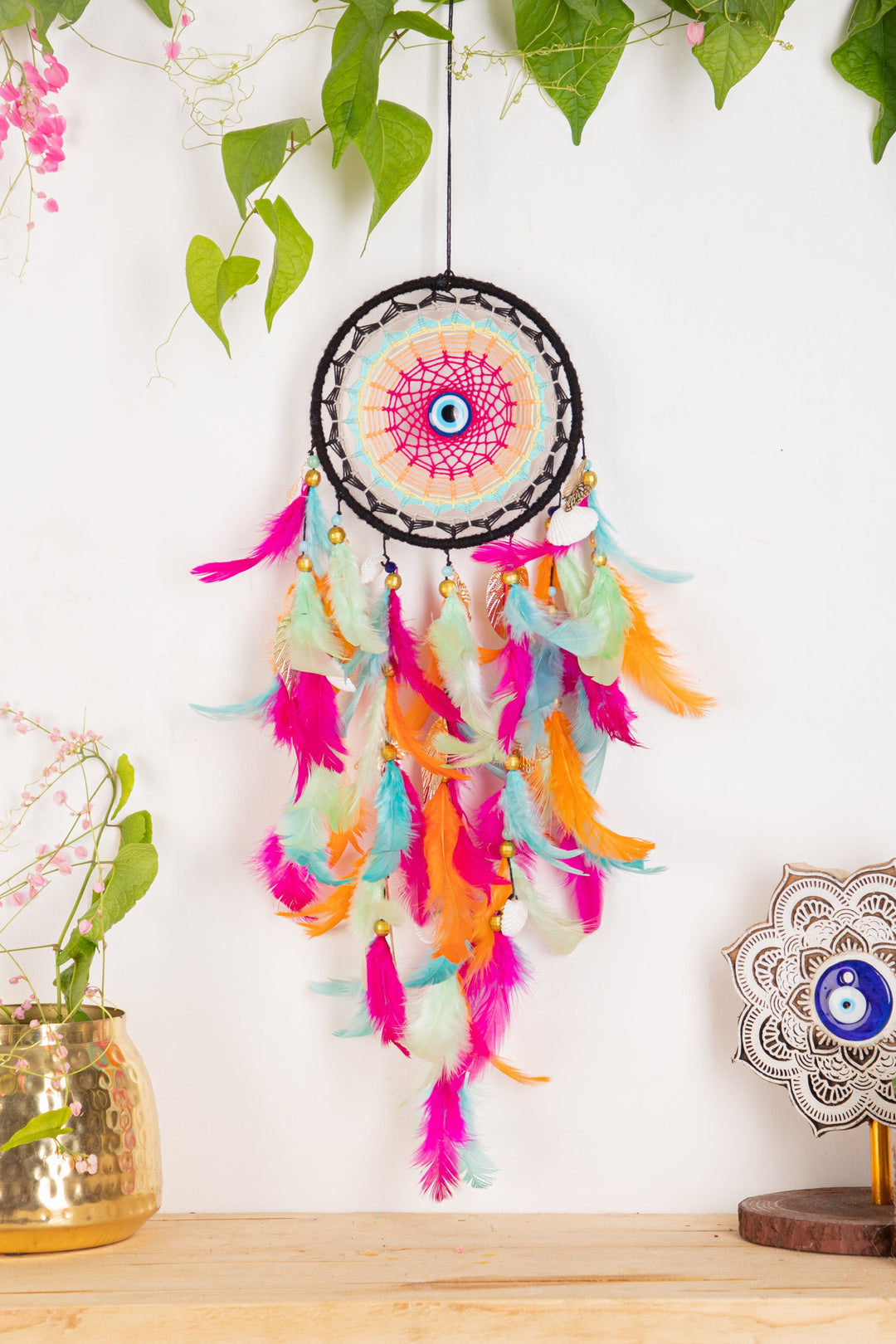 Retro love dreamcatcher
