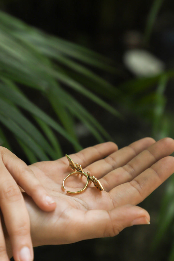 Cupids arrow ring- adjustable