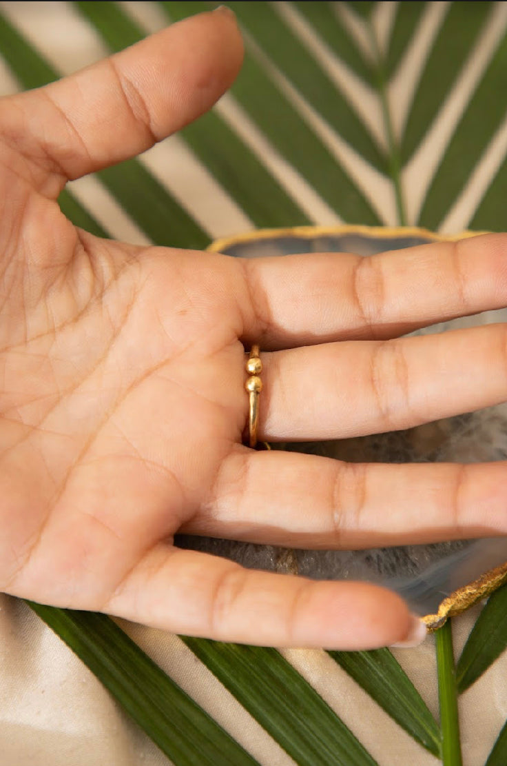 Honey Bee Finger And Toe Ring. Adjustable Size.