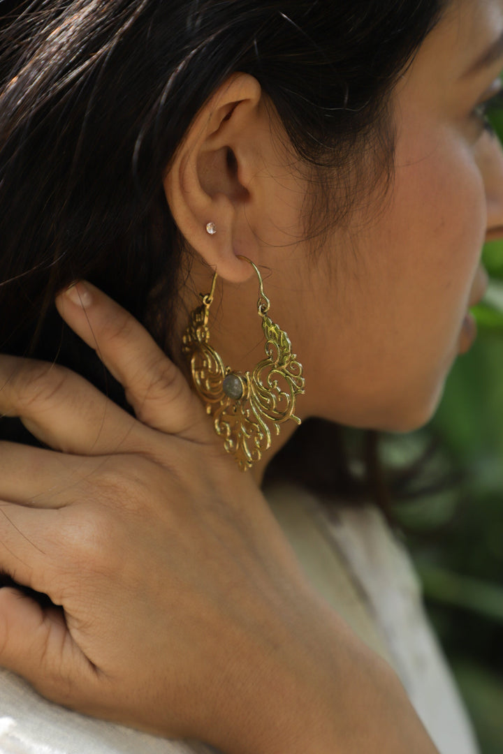 Persian labradorite earrings