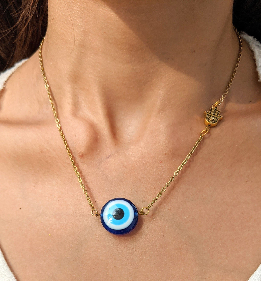 Evil eye necklace