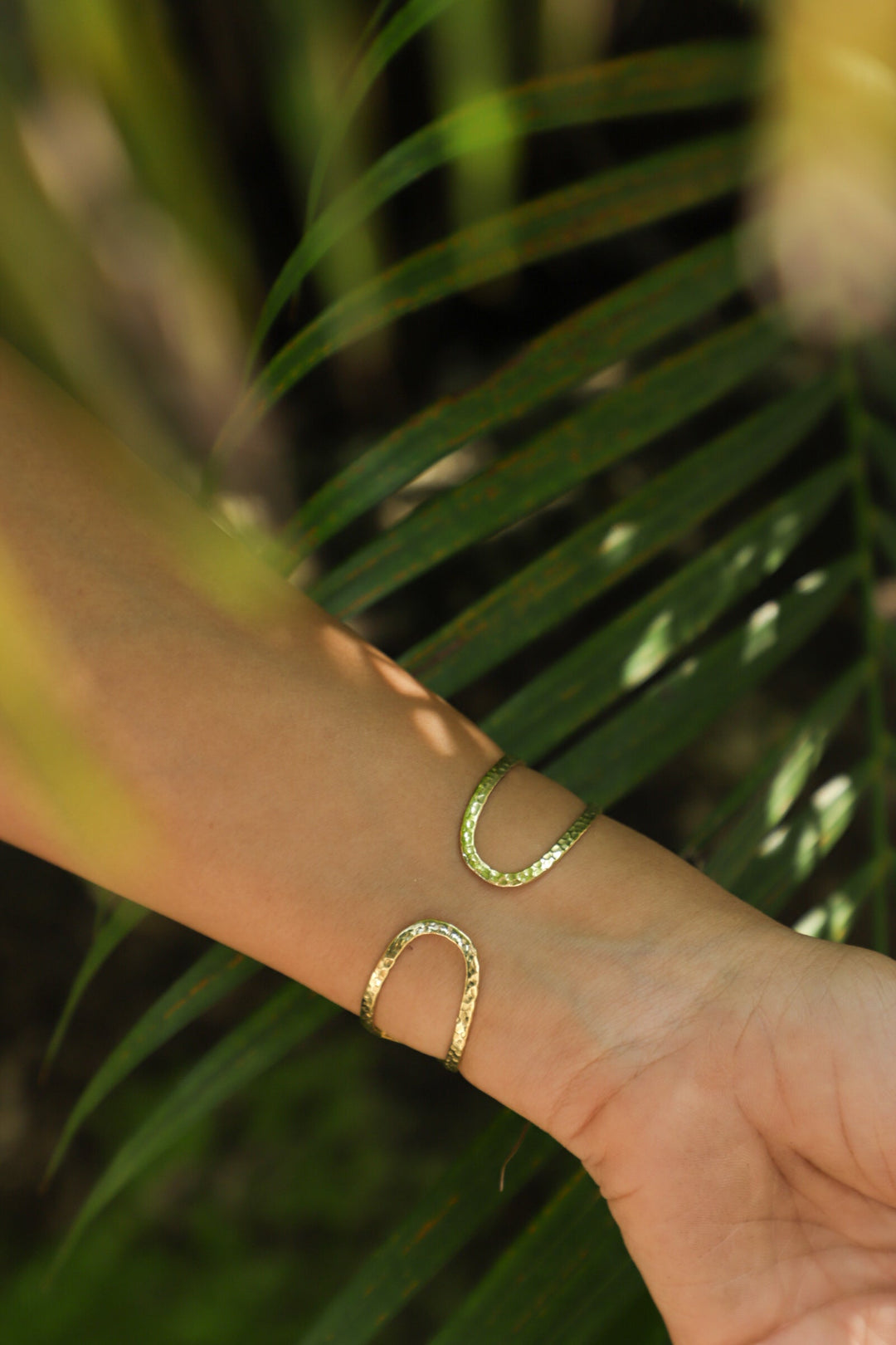 Clear quartz Crystal hand cuff