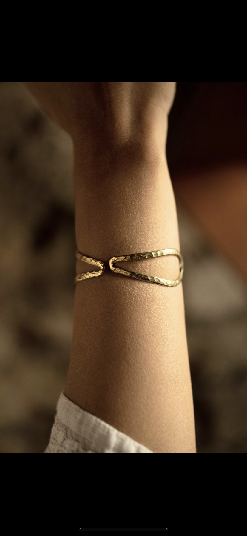 Clear quartz Crystal hand cuff