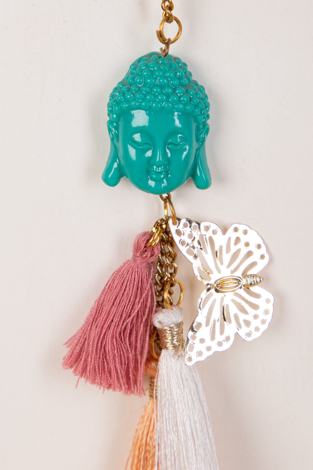 Buddha Tassel Keychain