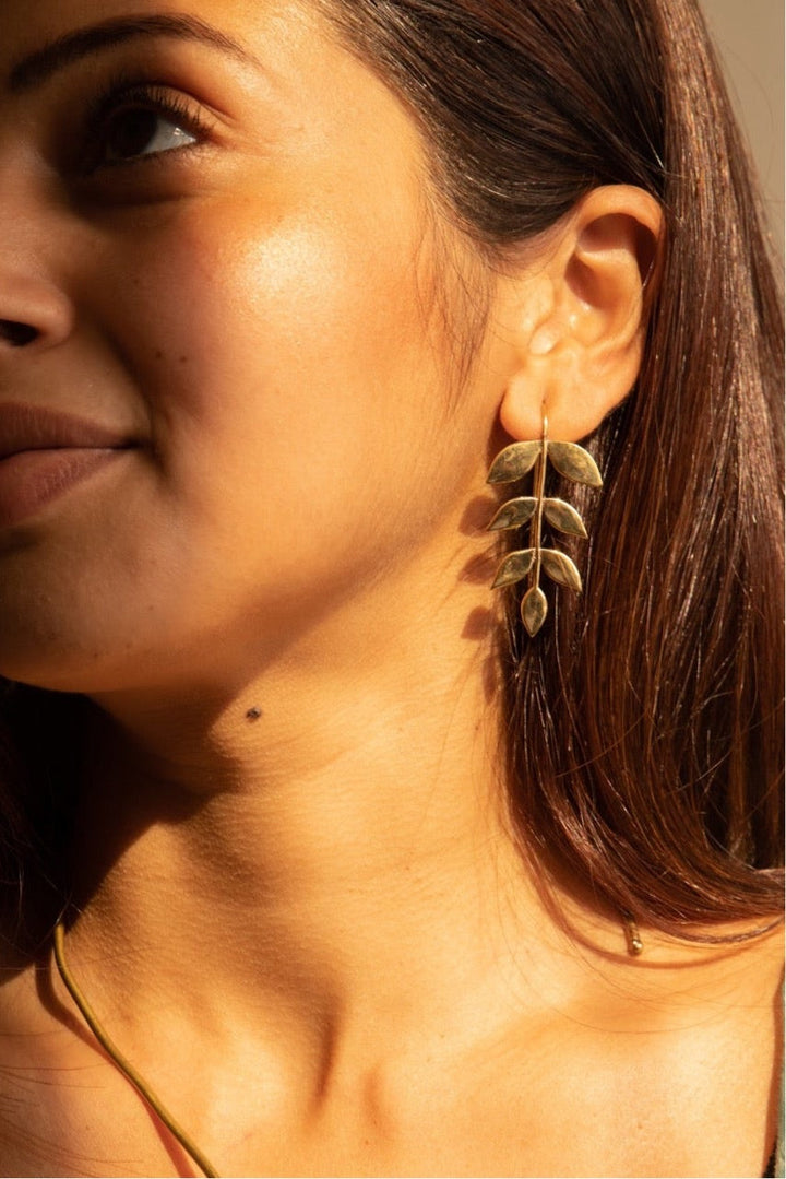 Fern earrings