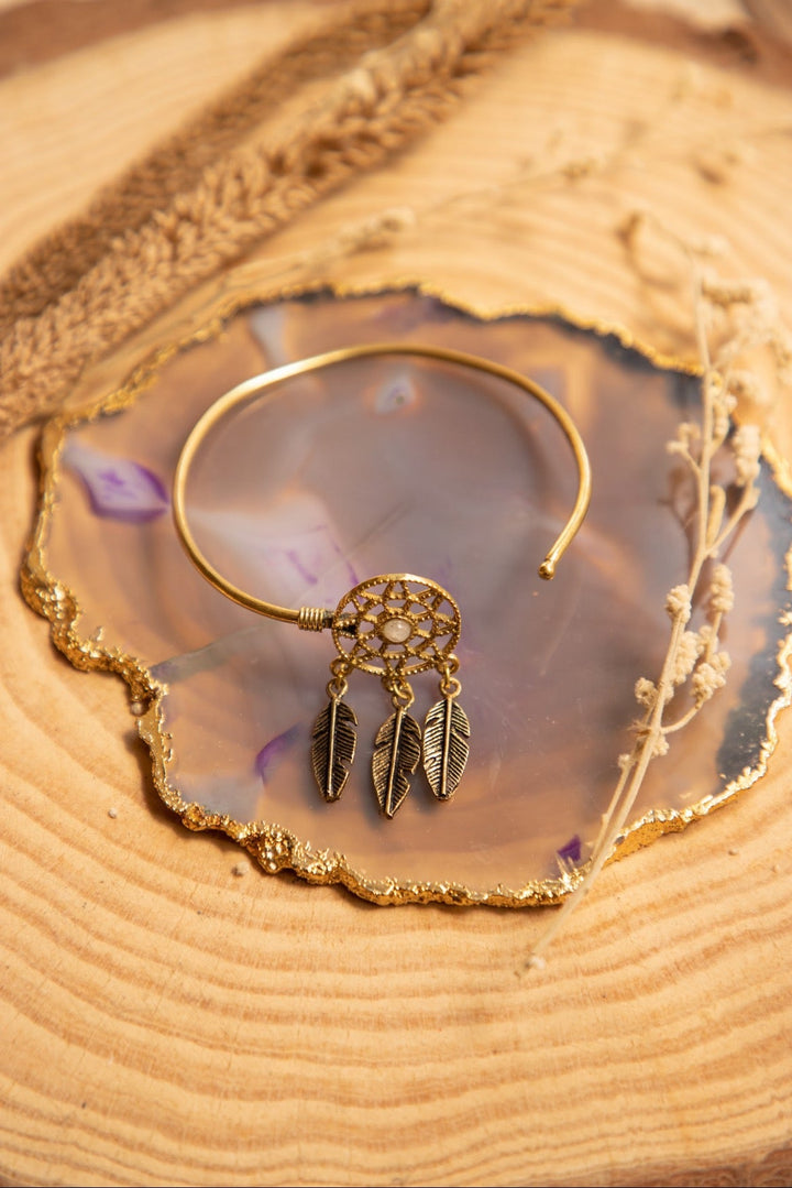 Dreamcatcher moonstone bangle