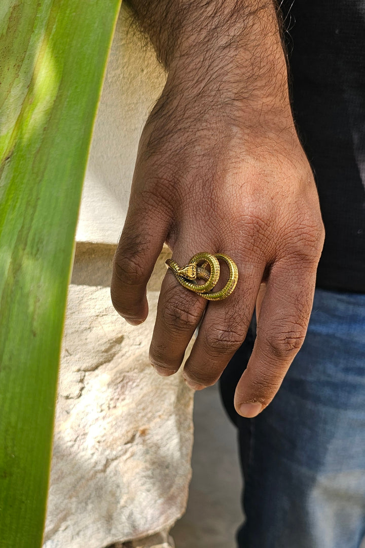 Serpent Adjustable Ring mens collection