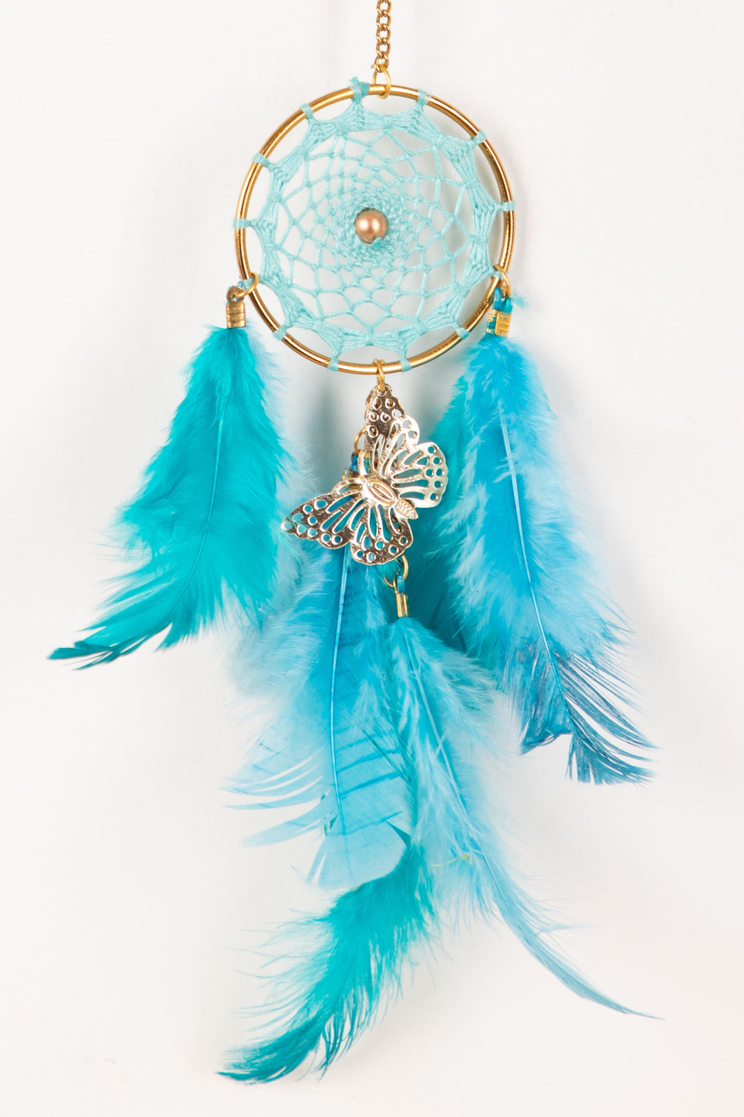 Black Evil Eye Car Hanging + Ocean Blue Keychain Combo of 2 items