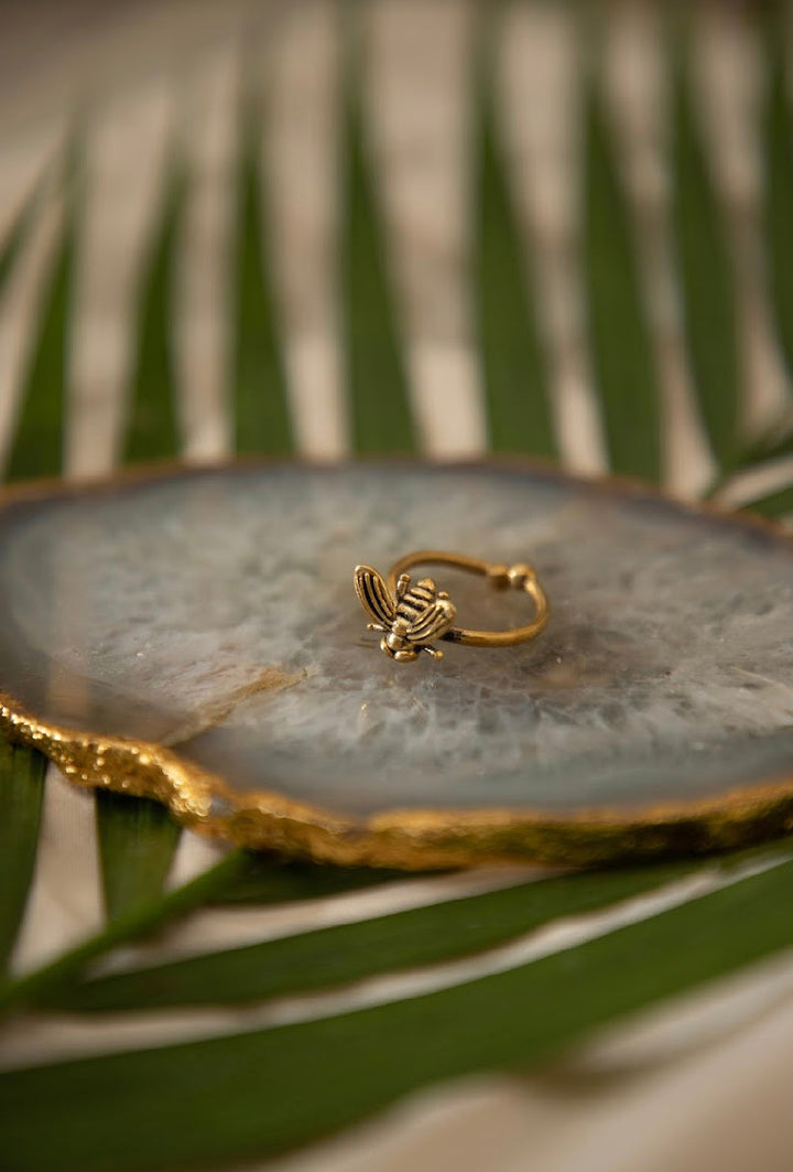 Honey Bee Finger And Toe Ring. Adjustable Size.