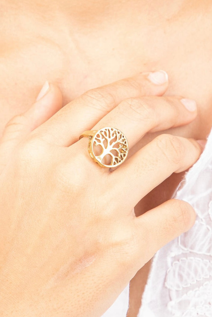 Tree of life ring + flower of life ring + flower of life kada combo