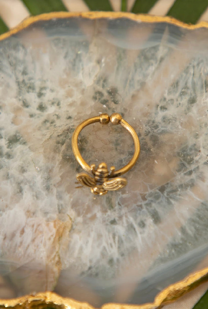 Honey Bee Finger And Toe Ring. Adjustable Size.