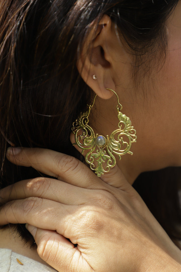 Persian labradorite earrings