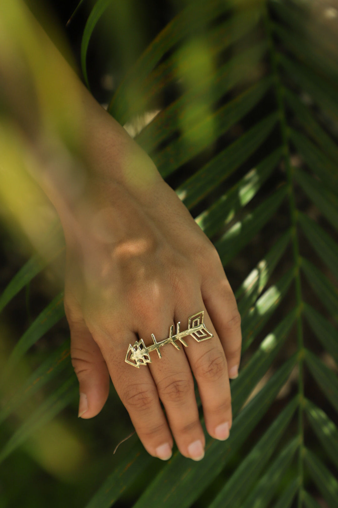 Cupids arrow ring- adjustable