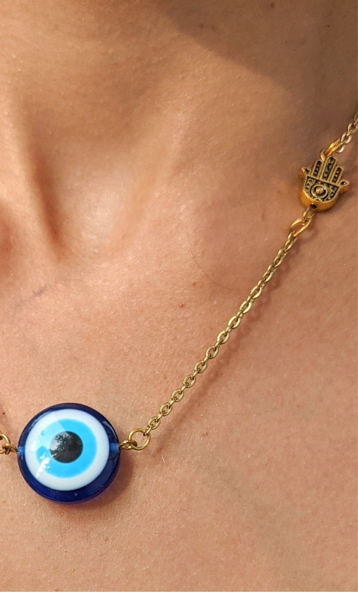 Evil eye necklace