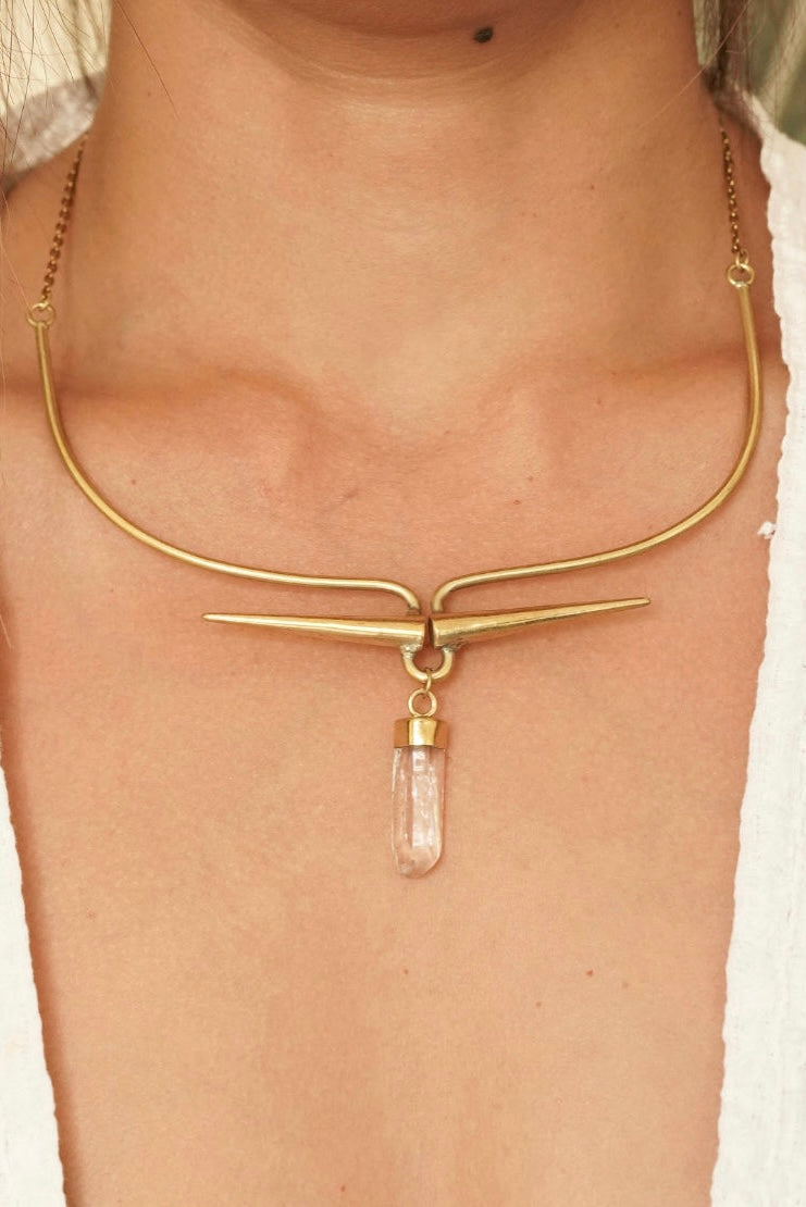 Quartz necklace