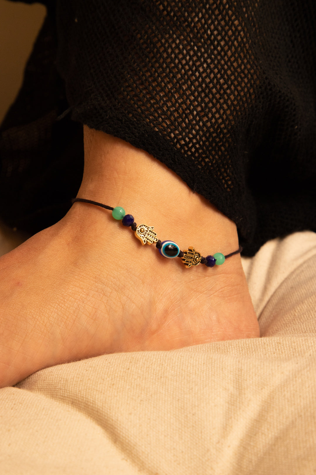 Black Nazar Battu Anklet