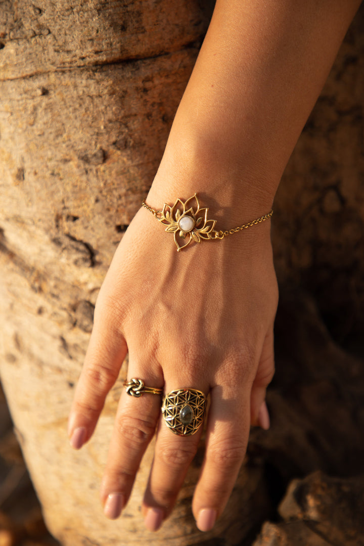 Lotus bracelet