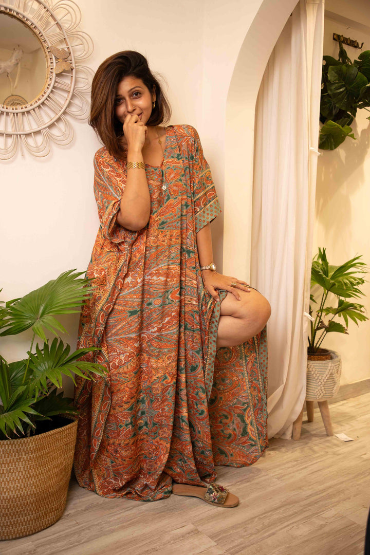 Valencia- free size kaftan dress